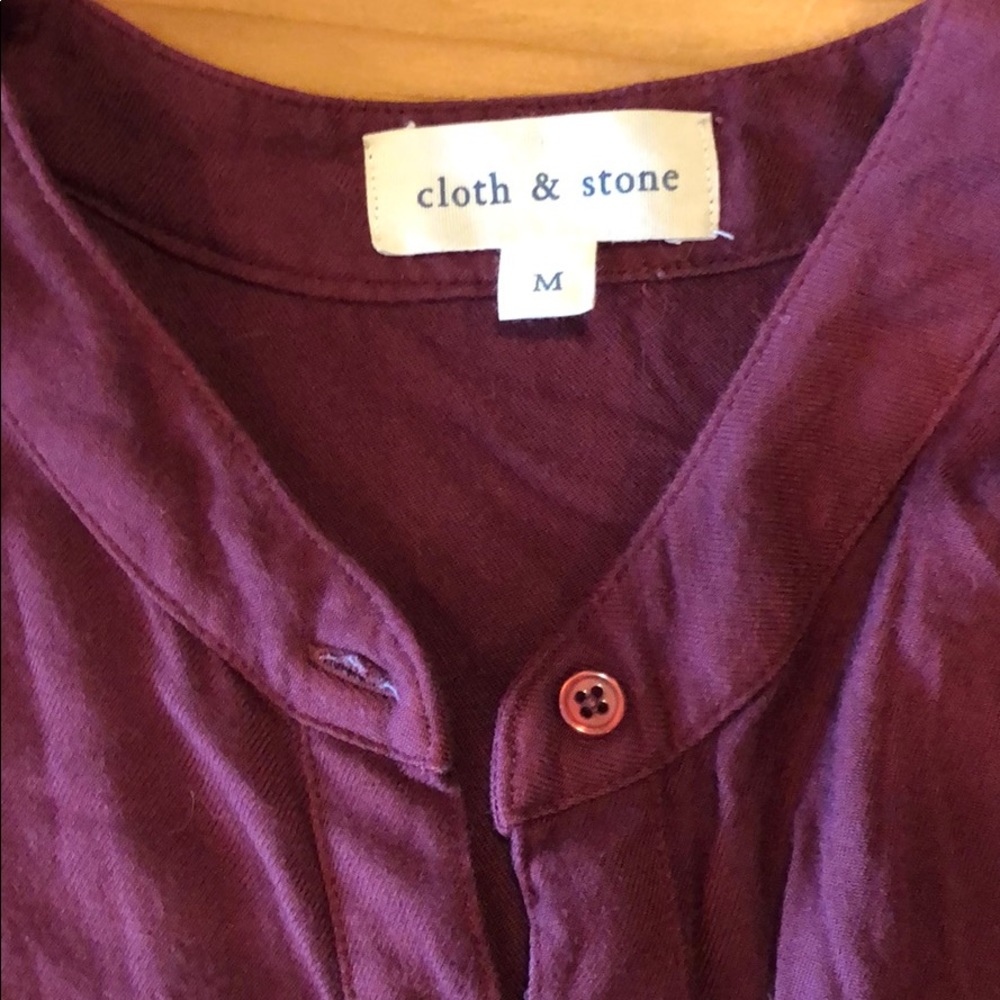 Cloth & Stone top, sz M - Picture 2 of 2